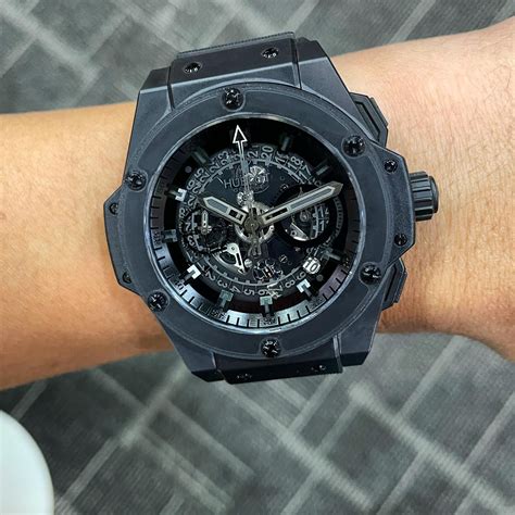 hublot king power unico all black limited edition|Hublot king power unico review.